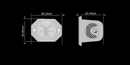 ST-07-G1-002 G1 Marine Flush Work Light | Genuine STEDI Product
