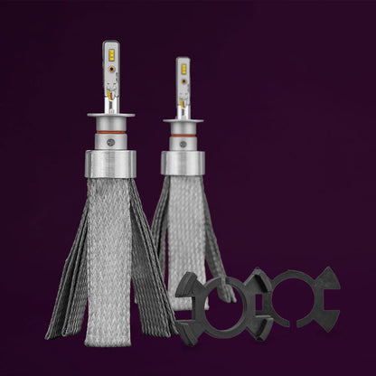 LEDCONV-H1-L01-CH H1-L01 Copper Head LED Headlight Globes (Pair) | Genuine STEDI Product