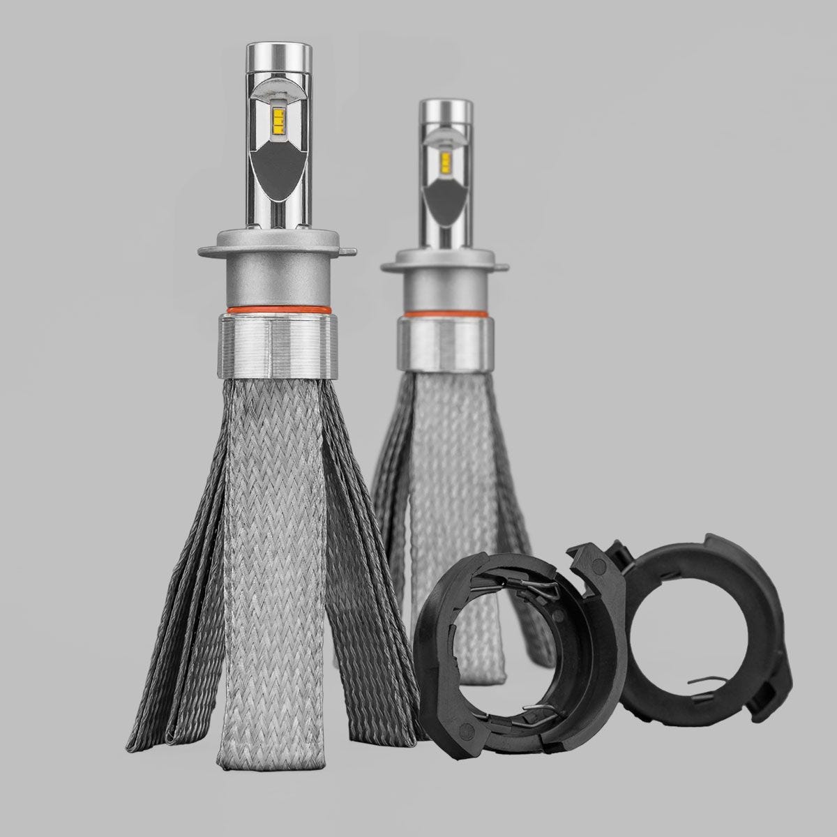 LEDCONV-H7-L14-CH H7-L14 Copper Head LED Headlight Globes (Pair) | Genuine STEDI Product