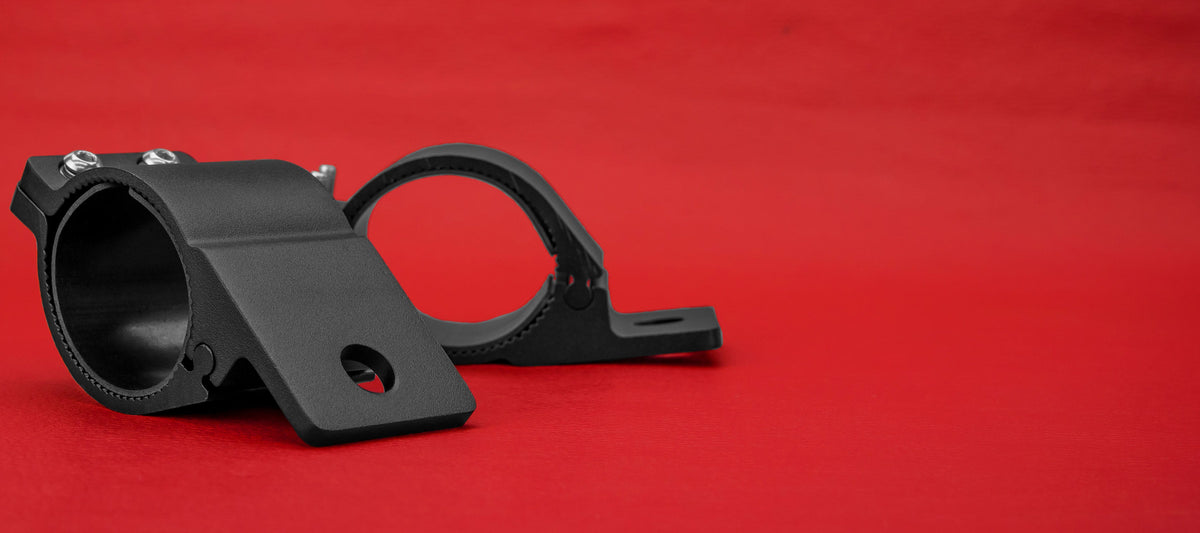 BRK4045-BLK-1 40mm - 45mm Bull Bar Mounting Brackets | Black | Genuine STEDI Product, image 7