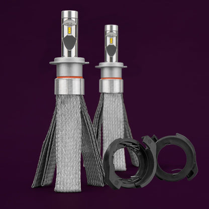 LEDCONV-H7-L14-CH H7-L14 Copper Head LED Headlight Globes (Pair) | Genuine STEDI Product