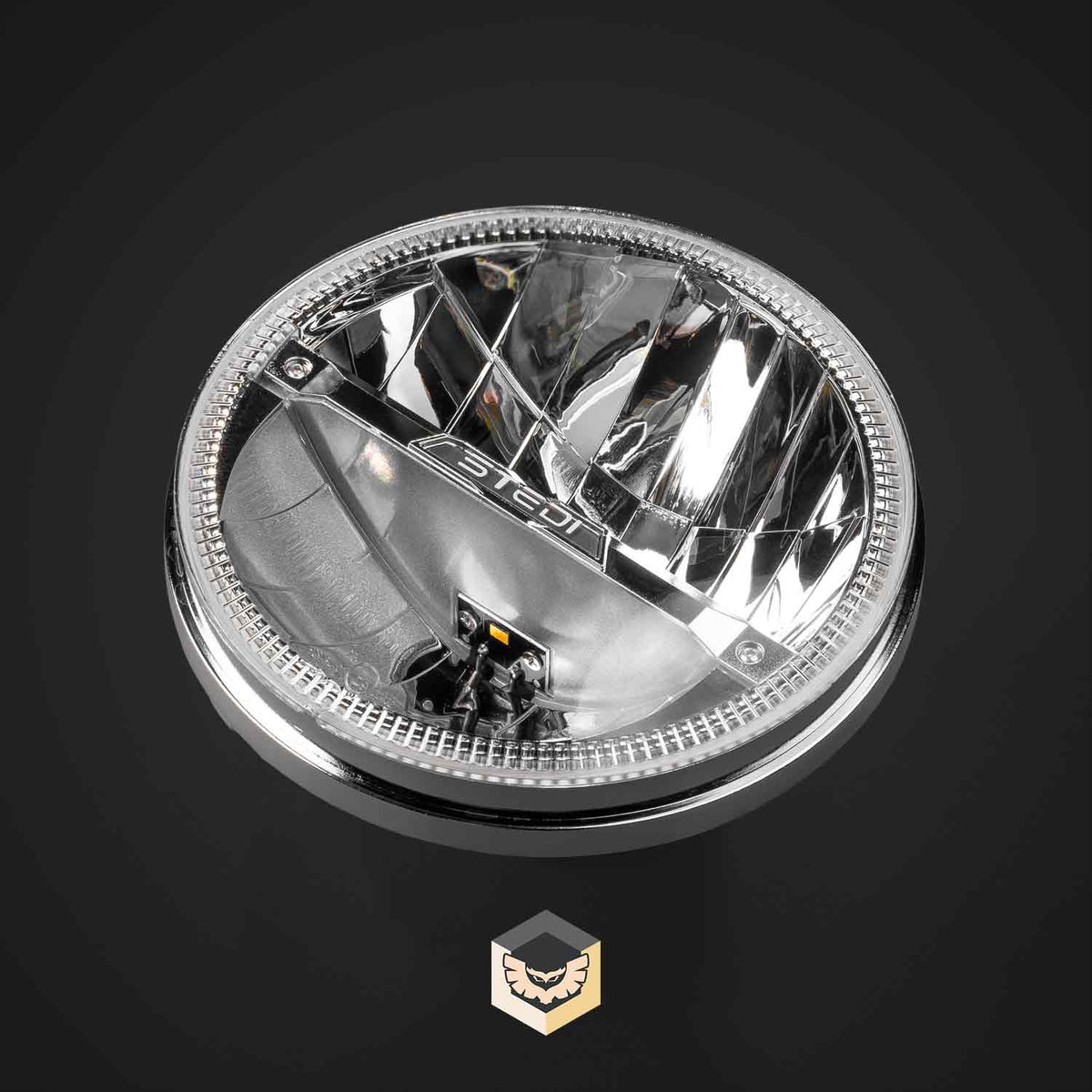LED-HOMAGE-3000CHR Homage 7 Inch LED Headlight - Chrome (3000K) | Genuine STEDI Product, image 8