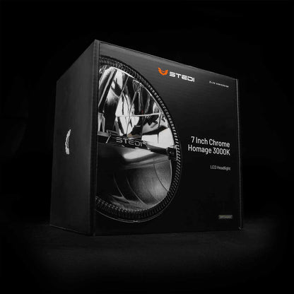 LED-HOMAGE-3000CHR Homage 7 Inch LED Headlight - Chrome (3000K) | Genuine STEDI Product, image 15