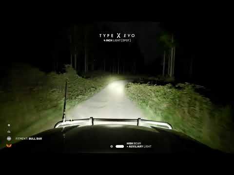 EVO-MINI-PAIR Type-X EVO Mini 4 Inch LED Driving Lights (Pair) | Genuine STEDI Product