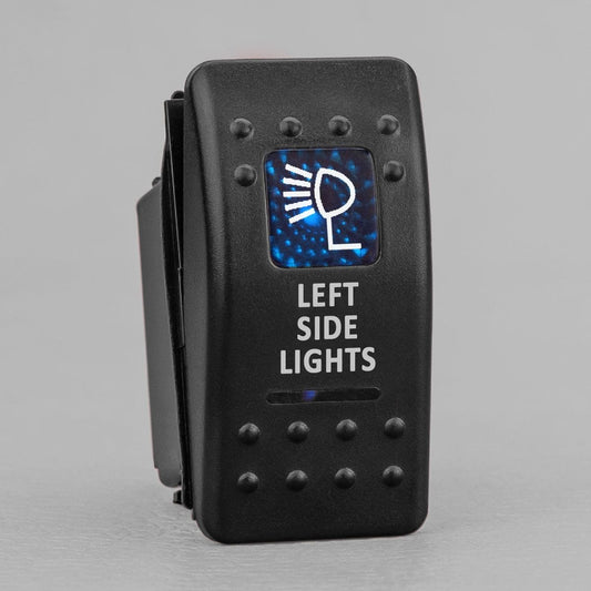ROKSWCH-LEFT Rocker Switch for 4x4 Left Side Lights - Back Lit Blue | Genuine STEDI Product