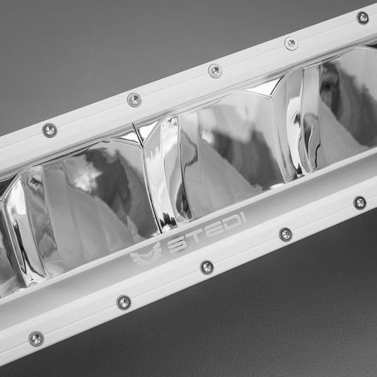 LEDST2K-31-12L-WHITE Marine White Boat Curved 31 Inch ST2K 12 LED Light Bar | Genuine STEDI Product