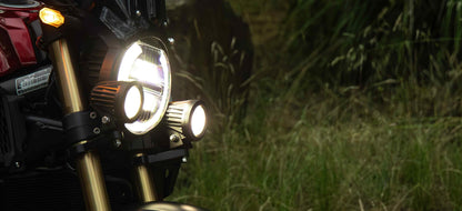 LEDMOTO-25W-SPOT MCX25 Spot Motorcycle LED Driving Light | Genuine STEDI Product