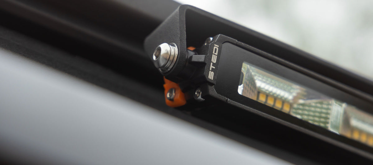 ROOFBRK-13.9 Roof Rack Light Bracket (Pair) to suit Micro V2 13.9 Inch | Genuine STEDI Product