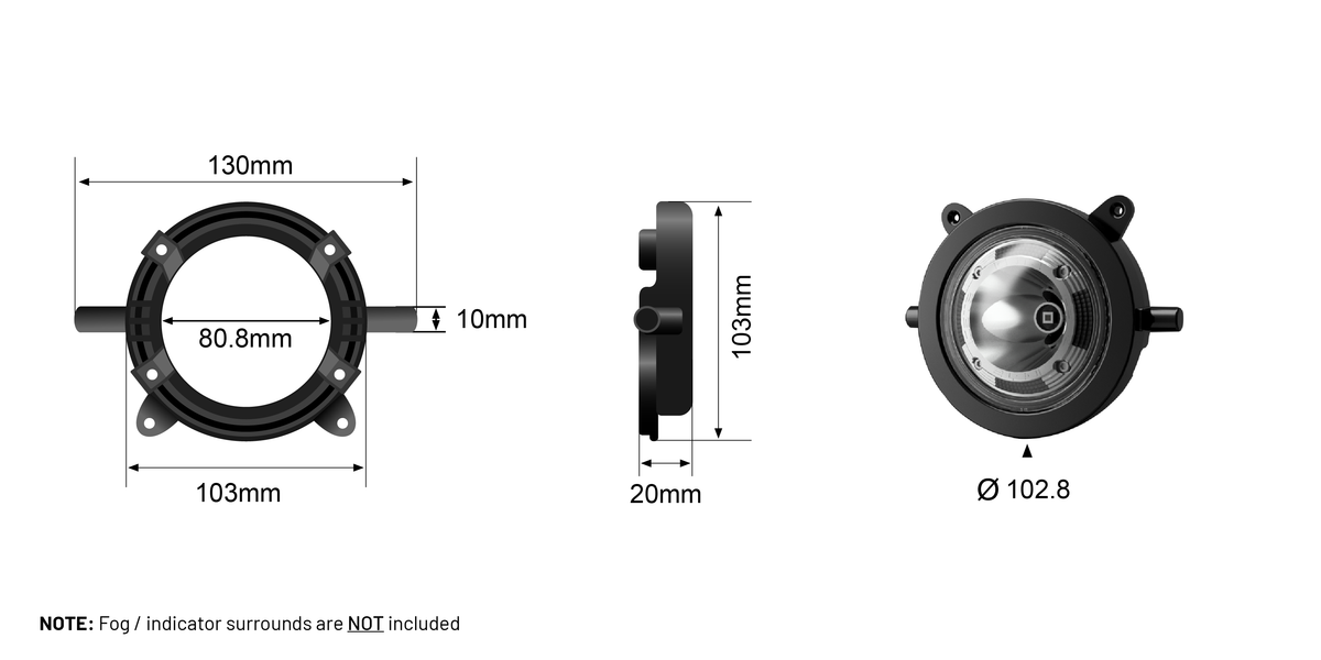 BOOST-DELUXE-KIT Boost Integrated Driving Light for ARB Deluxe | Genuine STEDI Product, image 14