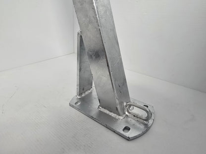 3449 Dunbier Trailer Winch Post  64mm Sq, Suits 100mm DrawBar