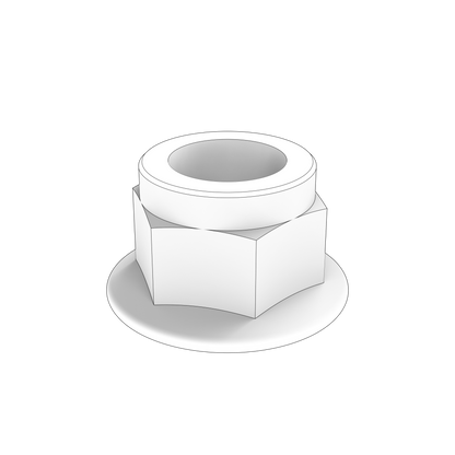 990962 Flange Lock Nut | Genuine Volvo Penta Part