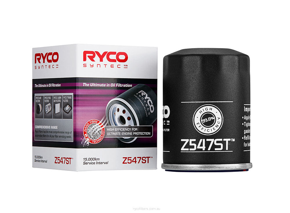 Z547ST Ryco Oil Filter | Genuine Ryco Filter
