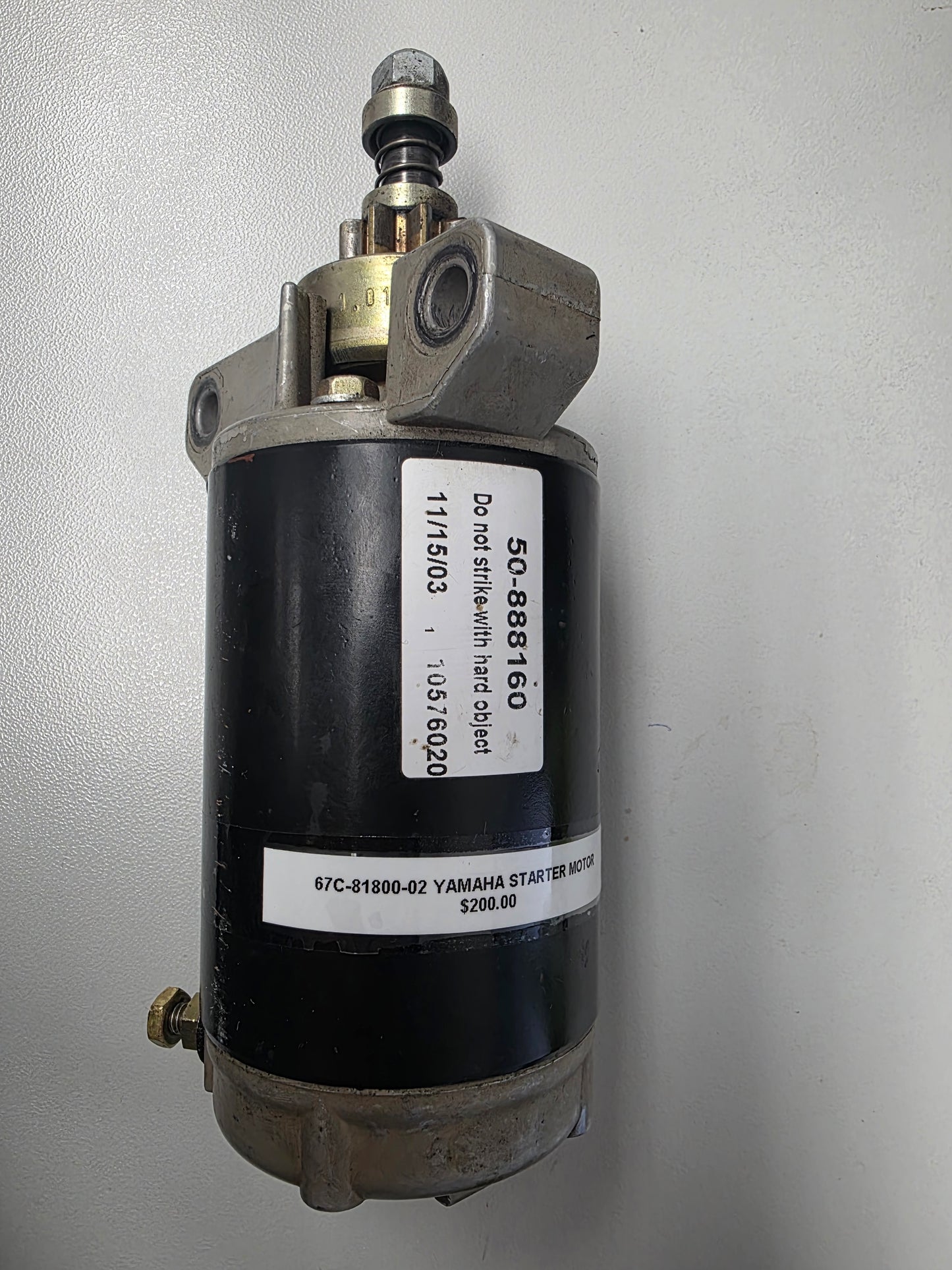 67C-81800-02 Yamaha Starter Motor | Genuine Used Part