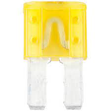 073131320 Flat Blade Fuse Micro 2 Silver-Yellow 20A - Pack of 5 | Genuine Wurth Product