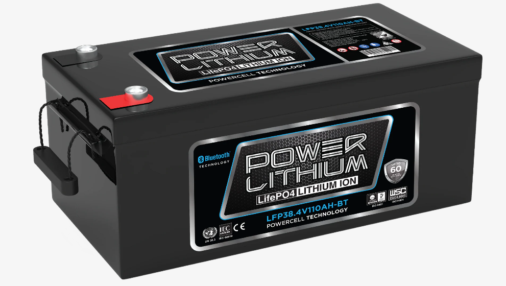 LFP36V110AH-BT Power Crank 110 AH Battery | 36V Lithium Deep Cycle