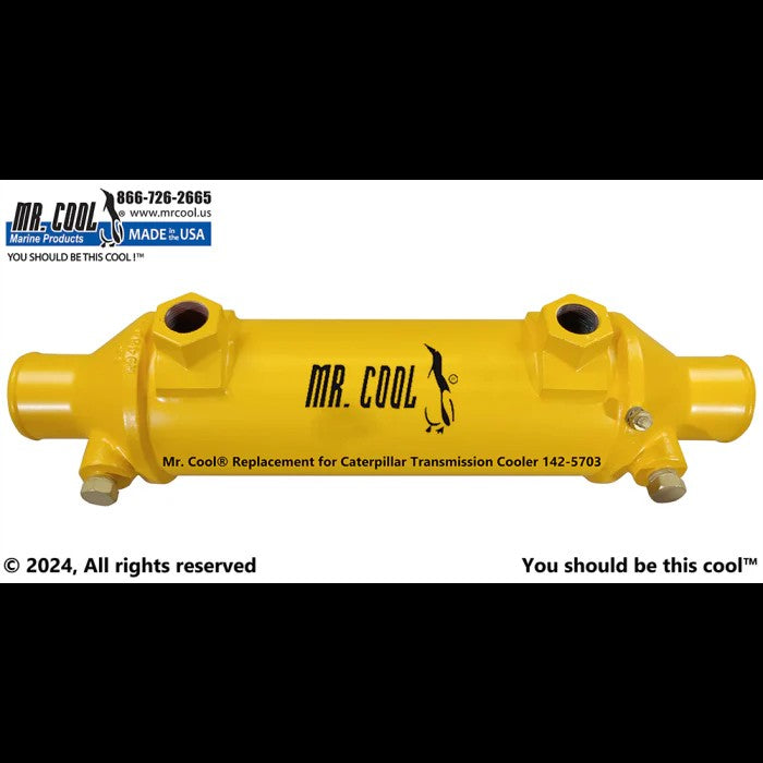 142-5703 Aftermarket Caterpillar Transmission Cooler 3406, C15 | Sawley's Select Marine Parts