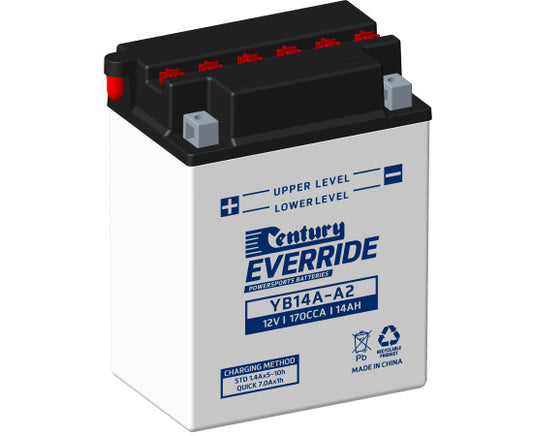 150184 Century EverRide YB14A-A2 CONVENTIONAL 12V Battery