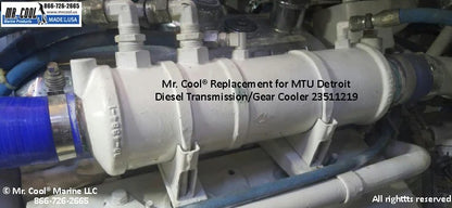 23511219 Aftermarket MTU Detroit Diesel Cooler | Sawley's Select Marine Parts