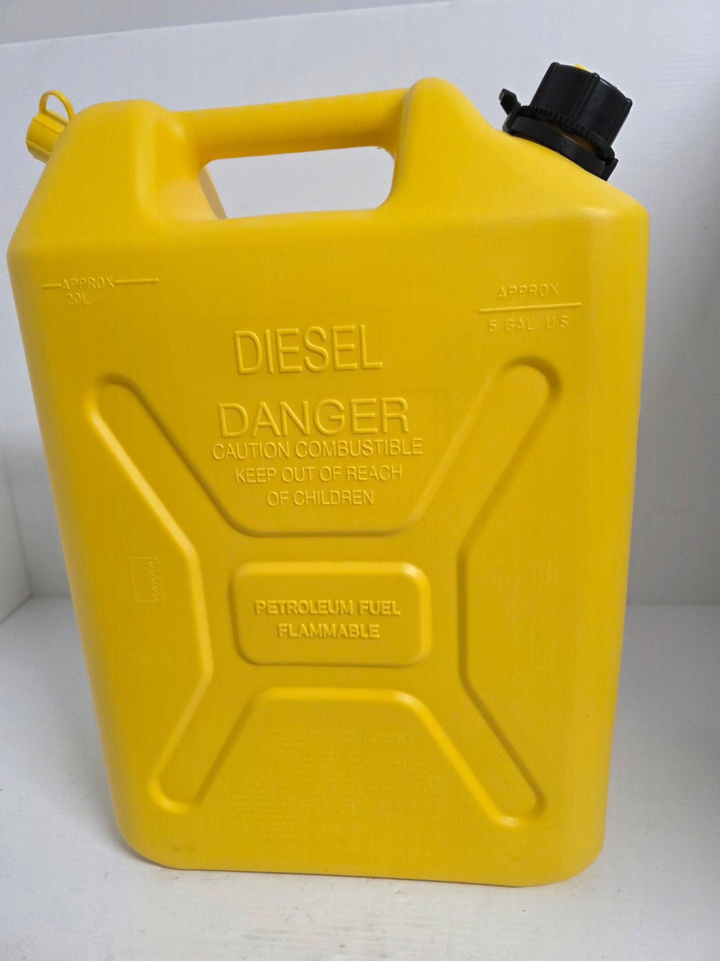 03711 0951P 20L Yellow Plastic Diesel Jerry Can | Fuel Storage
