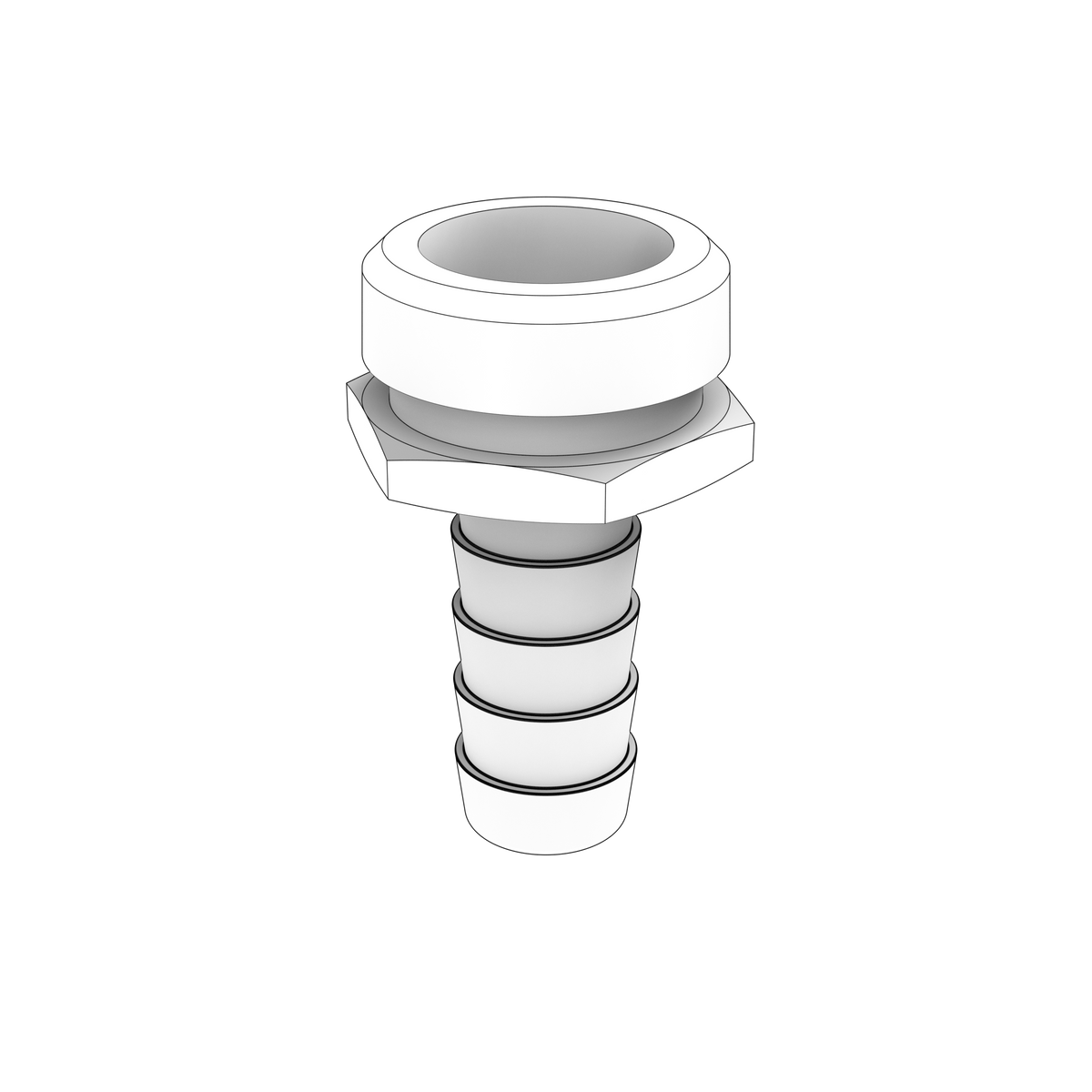 3858503 Fitting | Genuine Volvo Penta Part