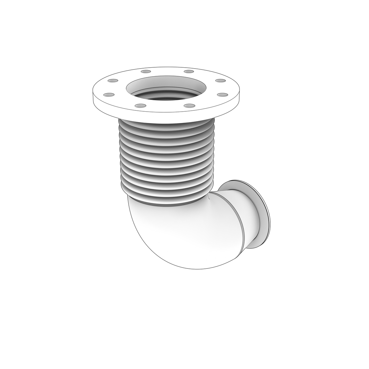 22307941 Exhaust Pipe Elbow | Genuine Volvo Penta Part
