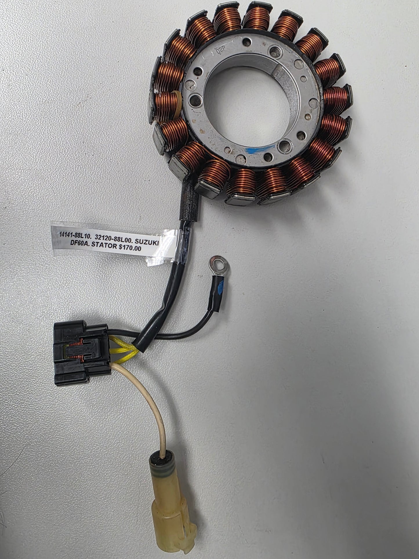 14141-88L10 32120-88L00 Suzuki DF60A Stator | Genuine Used Part