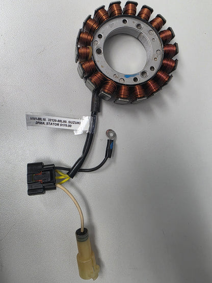 14141-88L10 32120-88L00 Suzuki DF60A Stator | Genuine Used Part