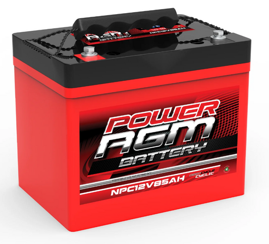 NPC12V85AH Power Crank 12V 85 AH Battery | 12 Volt AGM Cyclic Range