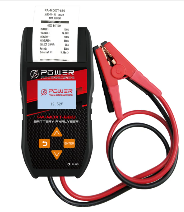 PA-MDXT-680 Power Crank COLOR LCD SCREEN BATTERY ANALYSER WITH PRINTER | Power Accessories
