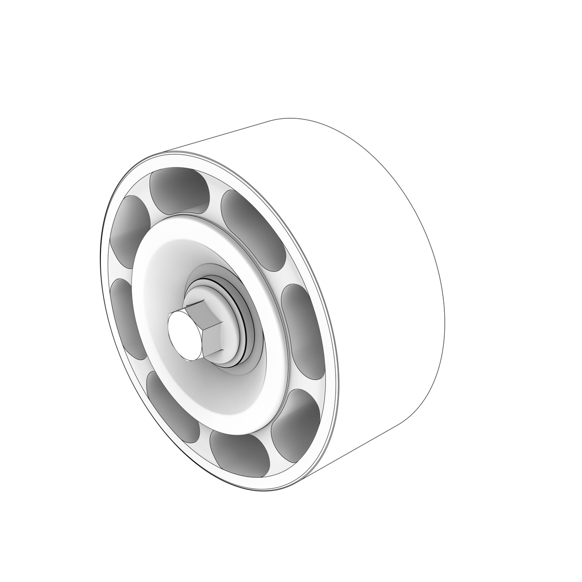 22307253 Idler Pulley | Genuine Volvo Penta Part