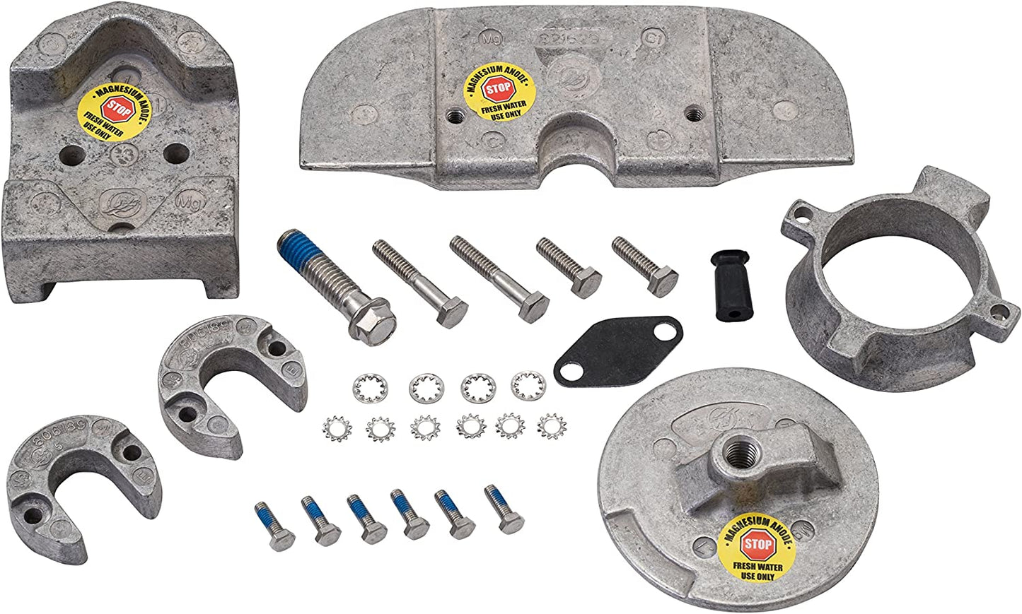 97888755Q03 Mercury MerCruiser Magnesium Anode Kit Alpha 1 Gen 11 | Genuine Quicksilver OEM Part