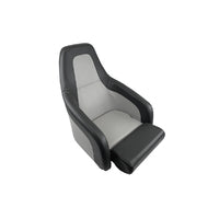 632126 HM51 Flip Up Boat Seat Grey/Black | Boat Seating