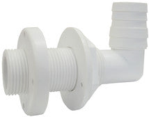 RWB1438 Thru-Hull Fitting Nylon 90Deg 25/30mm | Marine Deck Hardware