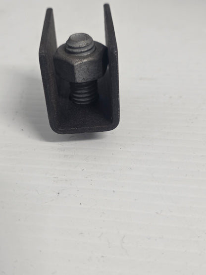 3139 Dunbier Weld-On Frame U Bracket Mount (Raw Metal Finish)
