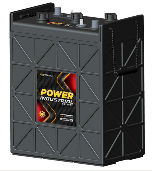 PIB6V360AH Power Crank 6V 360 AH (20Hr) Battery | Power Industrial Series