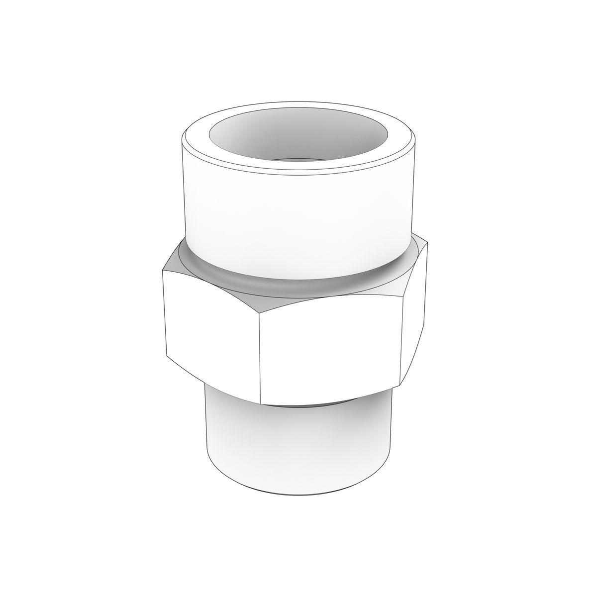 963964 Nipple | Genuine Volvo Penta Part