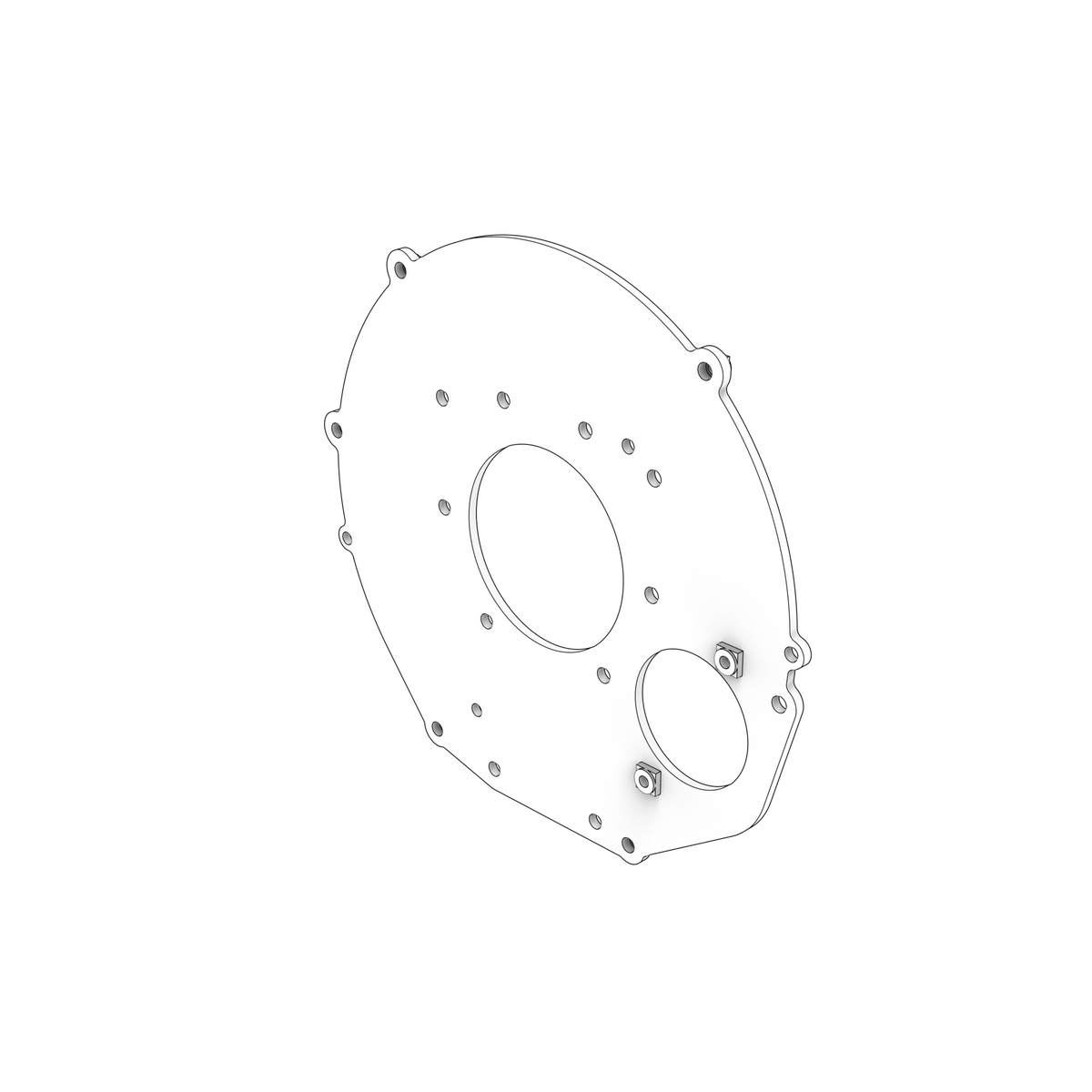 3818597 Rear Plate | Genuine Volvo Penta Part
