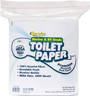 518850 Toilet Tissue Marine/RV 2Ply (500/S) 4pk | Genuine Star brite Product