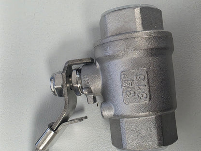 381446 3/4" BSP S/S Ball Valve | Marine Pump & Fitting