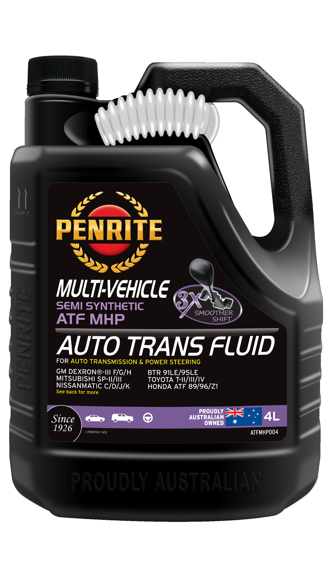 ATFMHP004 Penrite ATF MHP Semi Synthetic 4L | Genuine Penrite Lubricants