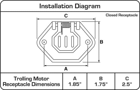 51442 Trolling Motor Connector - Female