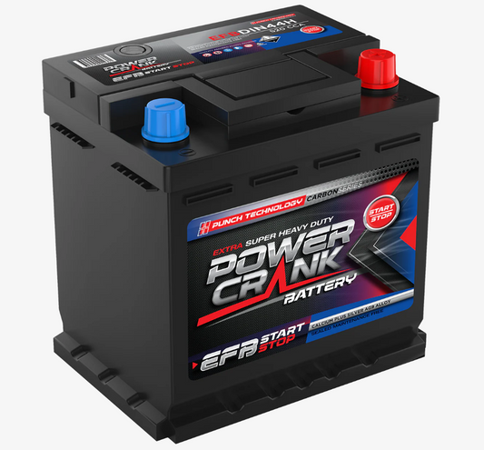 EFBDIN44H Power Crank 520 CCA Battery | EFB Stop/Start Series