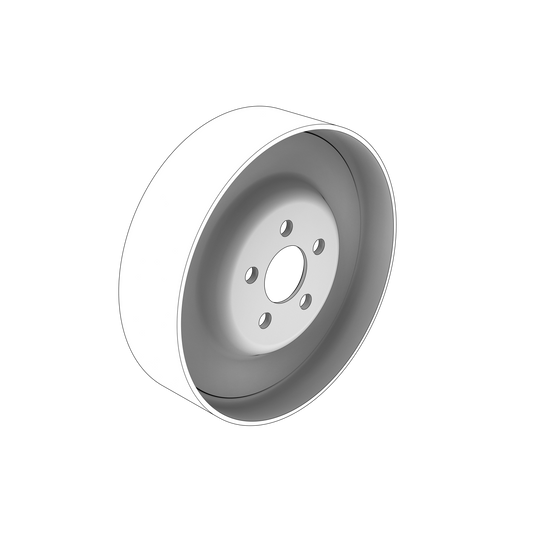 20711223 Pulley | Genuine Volvo Penta Part - photo 2 of 2