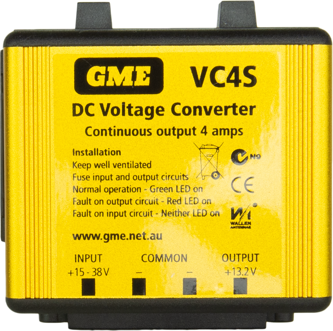 VC4S 4 Amp DC Voltage Converter | Genuine GME Electronics