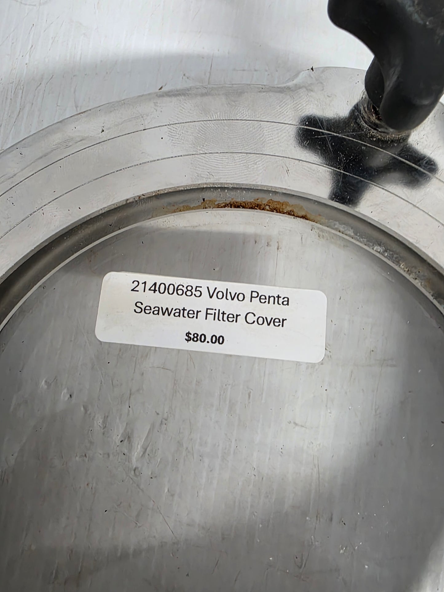 21400685 Volvo Penta Seawater Filter Cover | Genuine Used Part