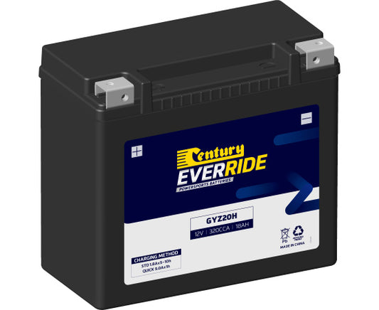 151113 Century EverRide GYZ20H HEAVY DUTY AGM Battery