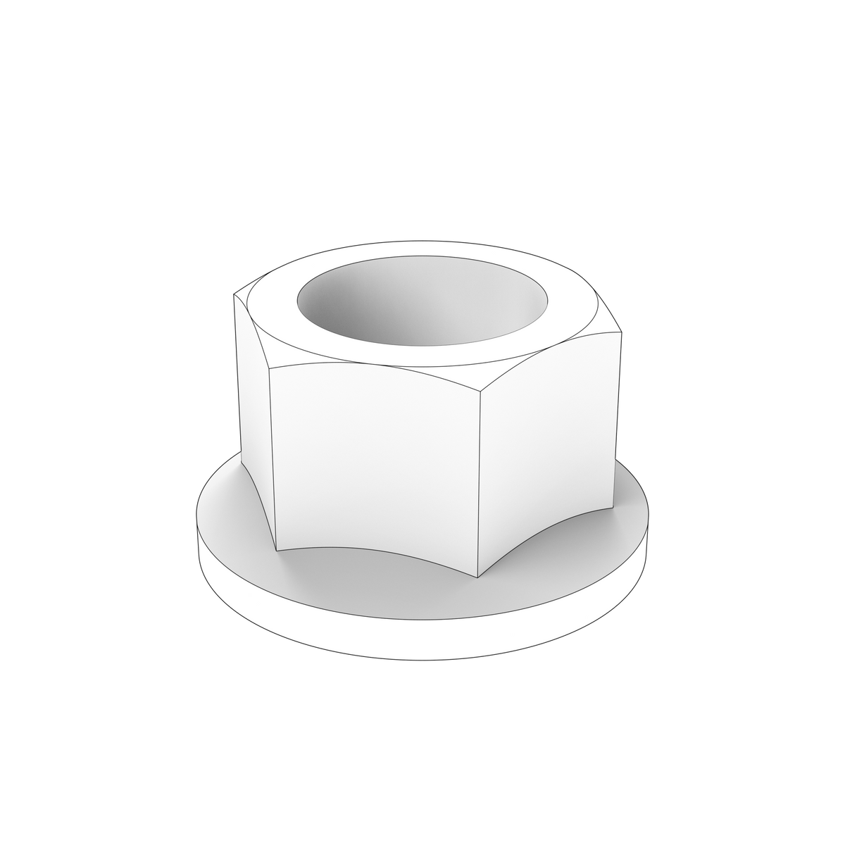 994628 Flange Nut | Genuine Volvo Penta Part - photo 2 of 2