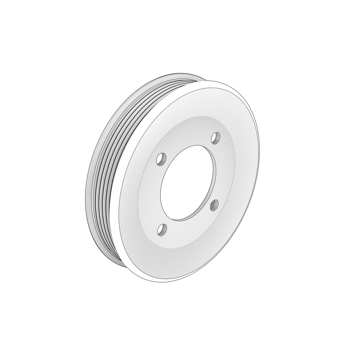 866186 Pulley | Genuine Volvo Penta Part