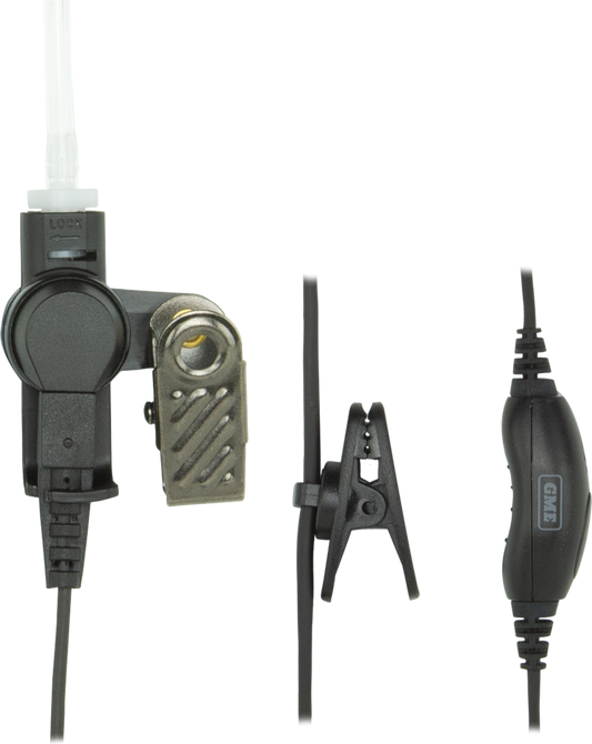 HS010 SECURITY KIT - CLEAR EARTUBE & LAPEL MICROPHONE - SUIT TX665 / TX667 / TX675 / TX677 / TX685 / TX6150