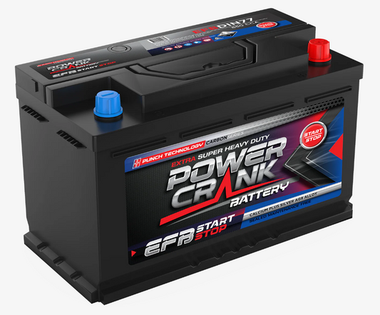 EFBDIN77 Power Crank 850 CCA Battery | EFB Stop/Start Series